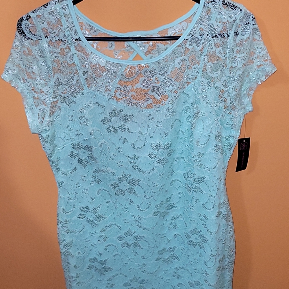 Blue Lace Dress